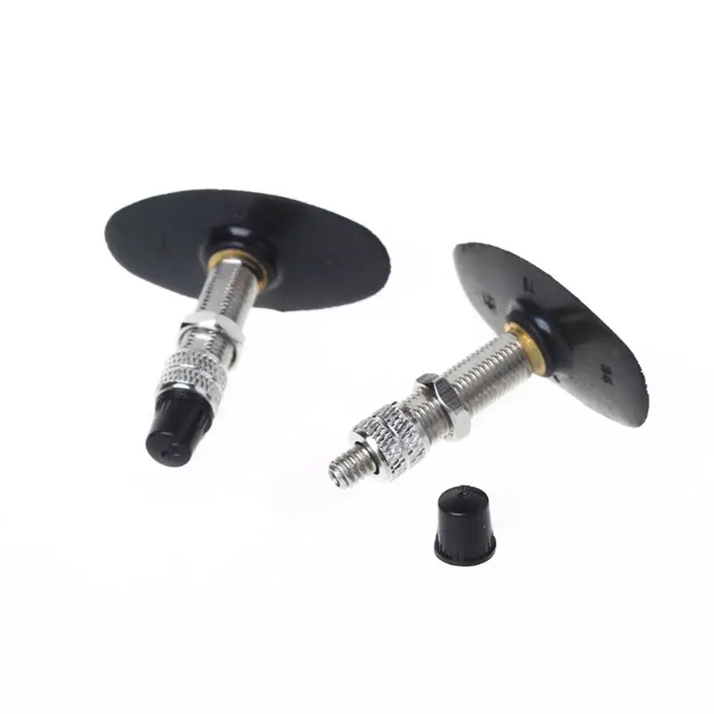 2pcs Bike Valve Britain Type Copper Rubber Core Bicycle Parts Repair Accessories