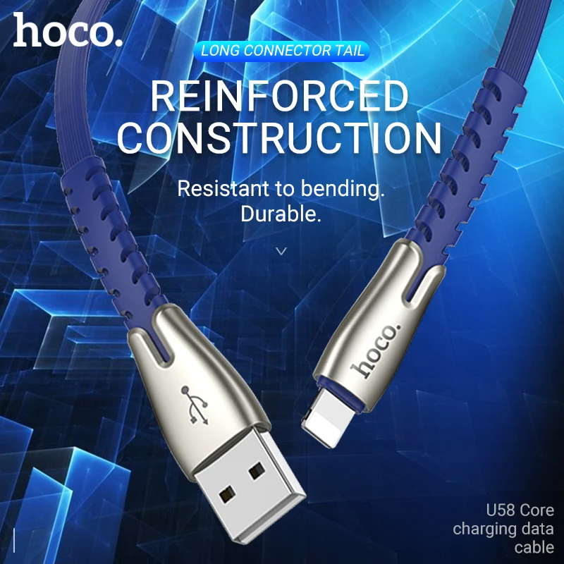 hoco usb кабель для лайтнинг зарядка и передача данных провод юсб iPhone 7 8 Plus зарядное