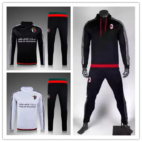 Chandal mejor calidad survetement palestina chándales sombrero AC milan training suits sudaderas marsella trotar pantalones|pants care|pant suitpants - AliExpress