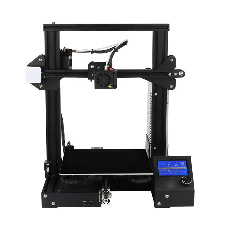 

New V-slot prusa-I3 DIY 3D Printer Kit 220x220x250mm Printing Size With Extruder 1.75mm 0.4mm Nozzle