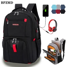 Оксфордский Швейцарский многофункциональный мужской рюкзак для ноутбука, чехол, сумка, водонепроницаемый USB порт зарядки, школьный рюкзак, походная дорожная сумка, рюкзак