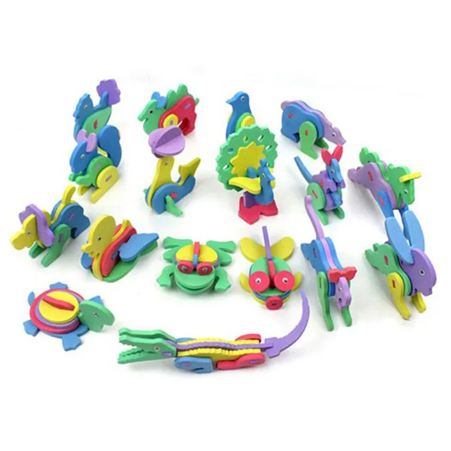 1Pcs 3D Foam Animal Puzzles Handmade EVA Intelligence Development