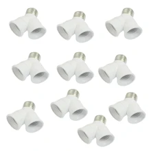 10 шт. E27 к E27 светильник Лампа патрон Y Форма 2 сплиттер конвертер