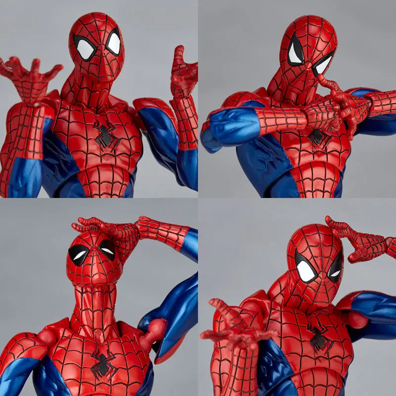

Scale 16cm Spiderman Action Figure Super Flexible PVC Figure Models Children Toys Collections Gift