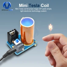 BD243 Mini cewka tesli zestaw magiczne rekwizyty DIY części puste światła technologia Diy elektronika BD243C DIY Mini cewka tesli moduł