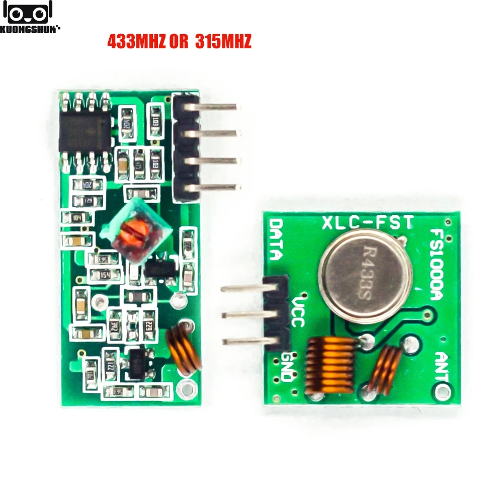 

433Mhz RF Transmitter and Receiver Module Link Kit for ARM/MCU WL DIY 315MHZ/433MHZ Wireless for arduino Diy Kit