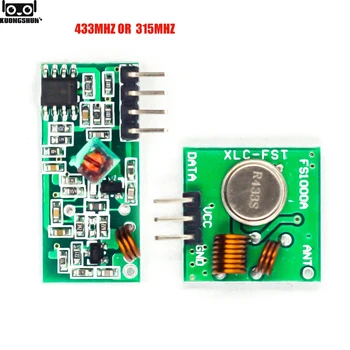 

433Mhz RF Transmitter and Receiver Module Link Kit for ARM/MCU WL DIY 315MHZ/433MHZ Wireless for arduino Diy Kit