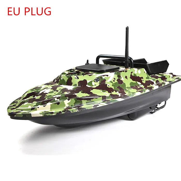 ACU EU PLUG Flytec V007 открытый рыболокатор лодка для доставки прикорма и оснастки RC Рыбацкая подложка лодка фиксированная скорость круиз/Yaw коррекция/двухмоторный корпус - Цвет: ACU EU PLUG