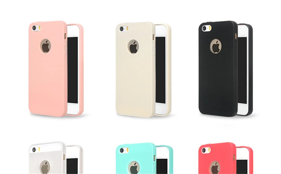MOUSEMI Soft Phone Cases For iPhone 5s 5 se Soft Tpu Case Cover For Apple iPhone 5 s se Silicone Candy Cases On 5s For iPhone 5s (2)