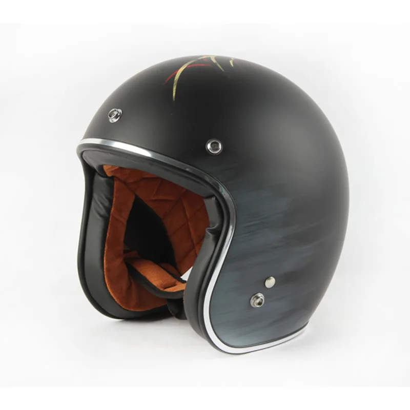 high toed heels open brown Cheap Black Vintage Motorcycle Open Women 3/4 Men Face and Helmets