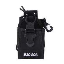 1 шт. MSC-20B портативный черный радио Дело держатель нейлон Walkie Talkie мешок для Baofeng Радио UV-5RE плюс TYT TH-F8 #