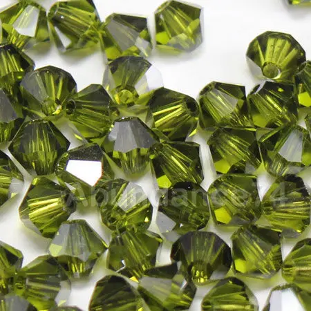 

Free Shipping, 720pcs/Lot 3mm olivine color Chinese Top Quality Crystal Bicone Beads