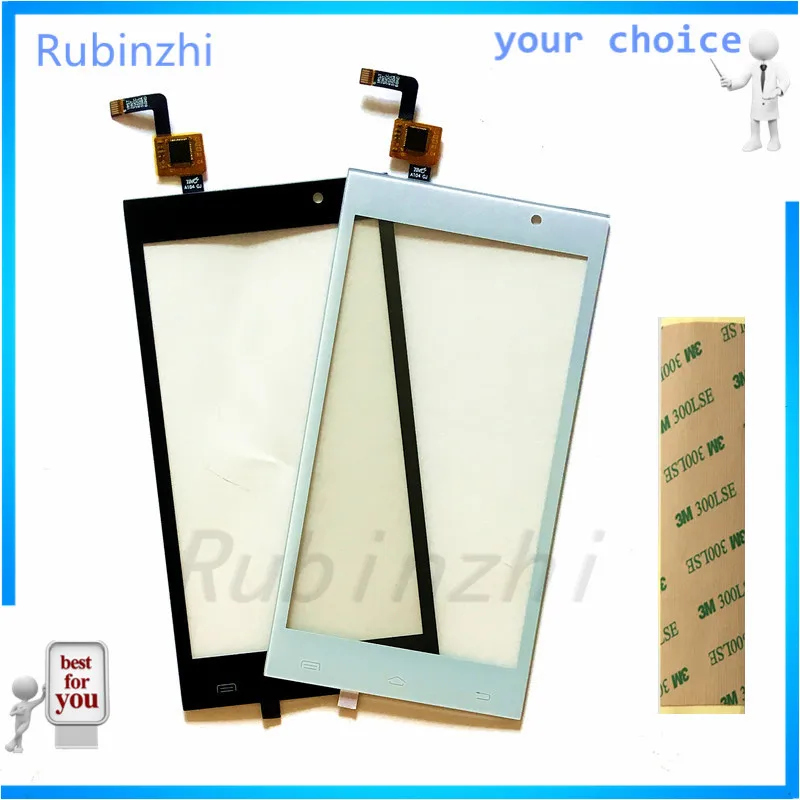 

RUBINZHI 4.5 inch Touch Sensor Panel For Micromax A104 Touch Screen Digitizer Front Glass Lens Touchscreen Replacement