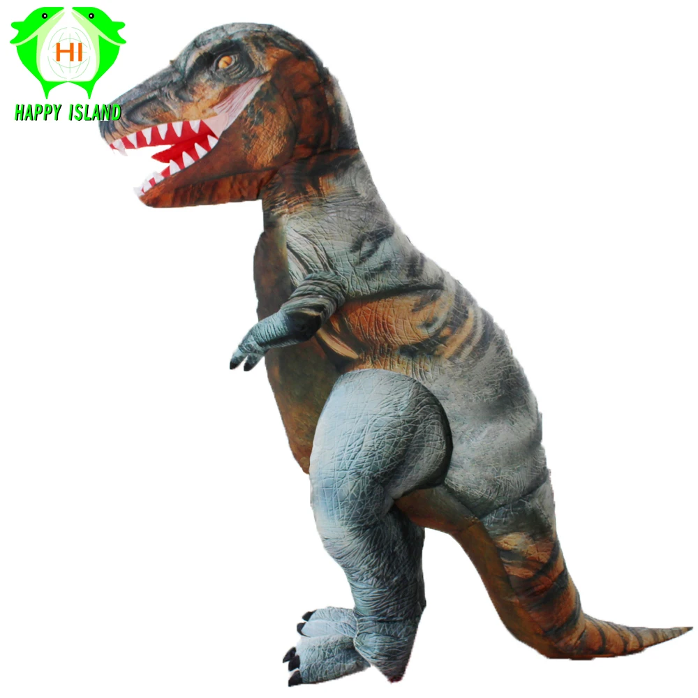 Гигантские надувные костюмы динозавра для взрослых костюм талисмана t rex на