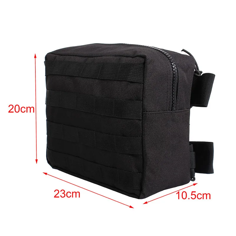 Tactical Military Leg Pouch Waterproof  Drop Molle Hunting Bag Thigh Panel Utility Airsoft Paintball Quick Release Magazine Carrier Bag08