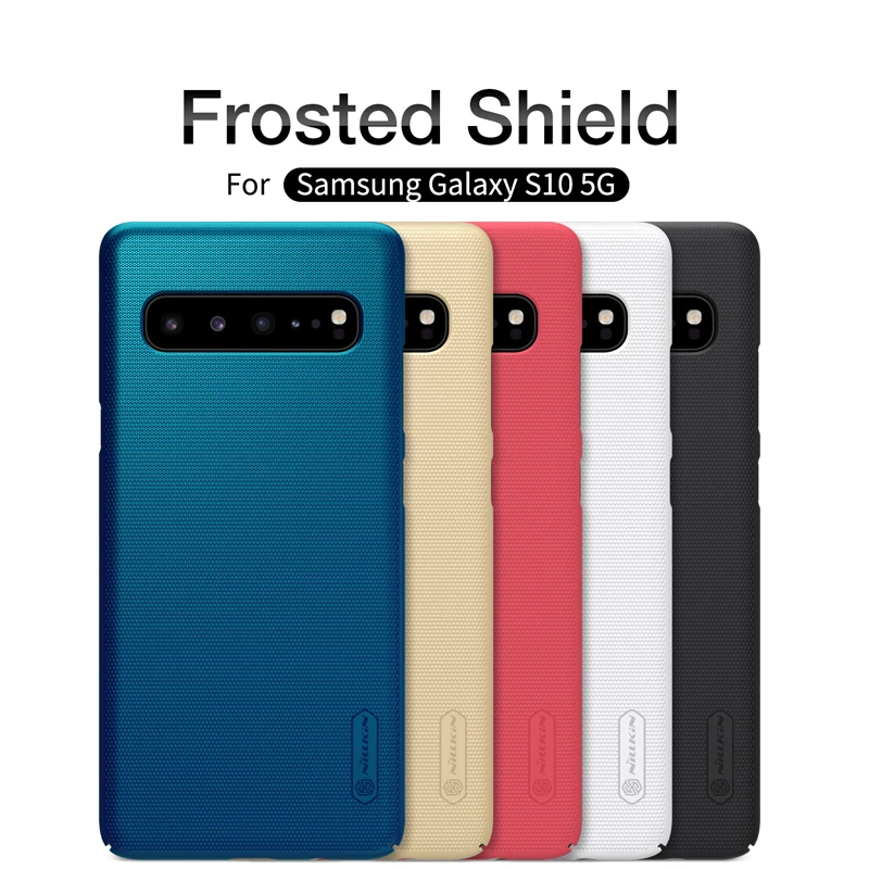 

5G For Samsung Galaxy S10 Case NILLKIN Frosted Shield Matte PC Hard Back Protective Skin Cover Cases For Samsung Galaxy S10 5G