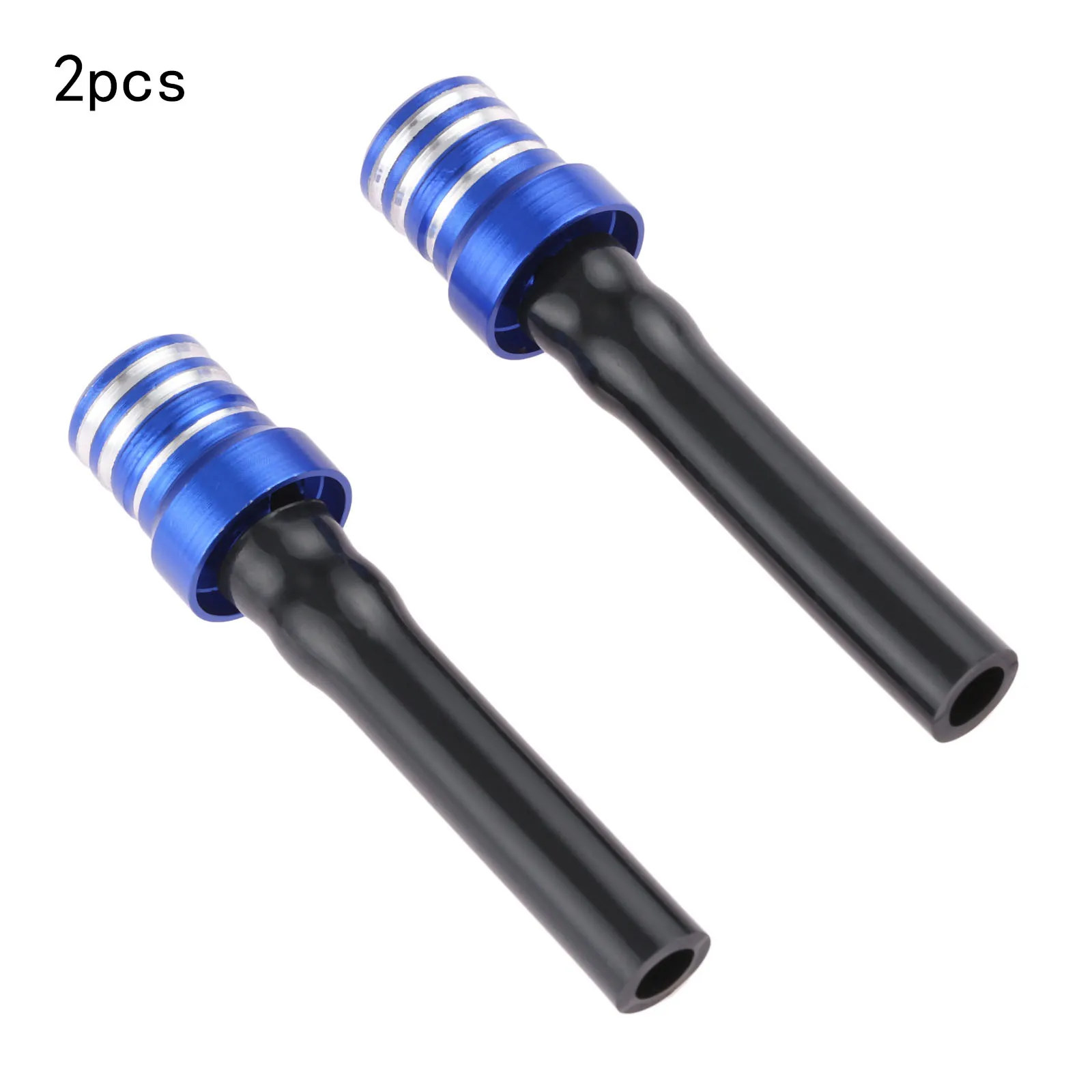Blue Yetaha 2 шт. клапан топливный бак крышка вентиляционное отверстие трубка CNC алюминий гоночный велосипед ямы модификация крышка бензобака Универсальный - Цвет: Blue