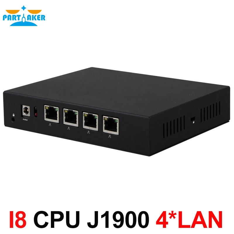 

Partaker Mini PC with 4 LAN port, using pfsense as router/ firewall, fanless PC no noise, Low power Mini PC Quad core 2 GHz