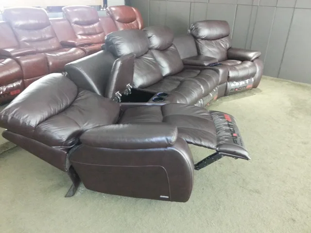 Online Living Room Sofa Recliner Cow Genuine Leather Living Room Sofa Recliner Cow Genuine Leather Real 4 Seater With Cupboard Storage Box