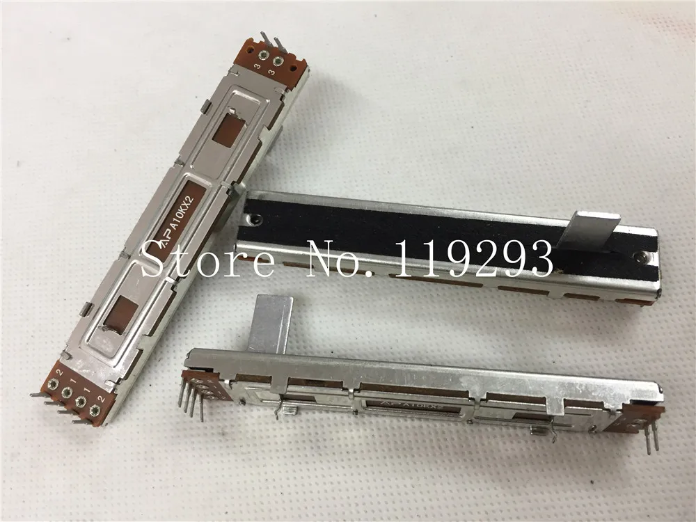 [Белла] смеситель фейдер потенциометра HT SC-60G 88 мм 8.8 см раздвижные прямо двойной потенциометра A10K 15MMB ручка- 10 шт./лот