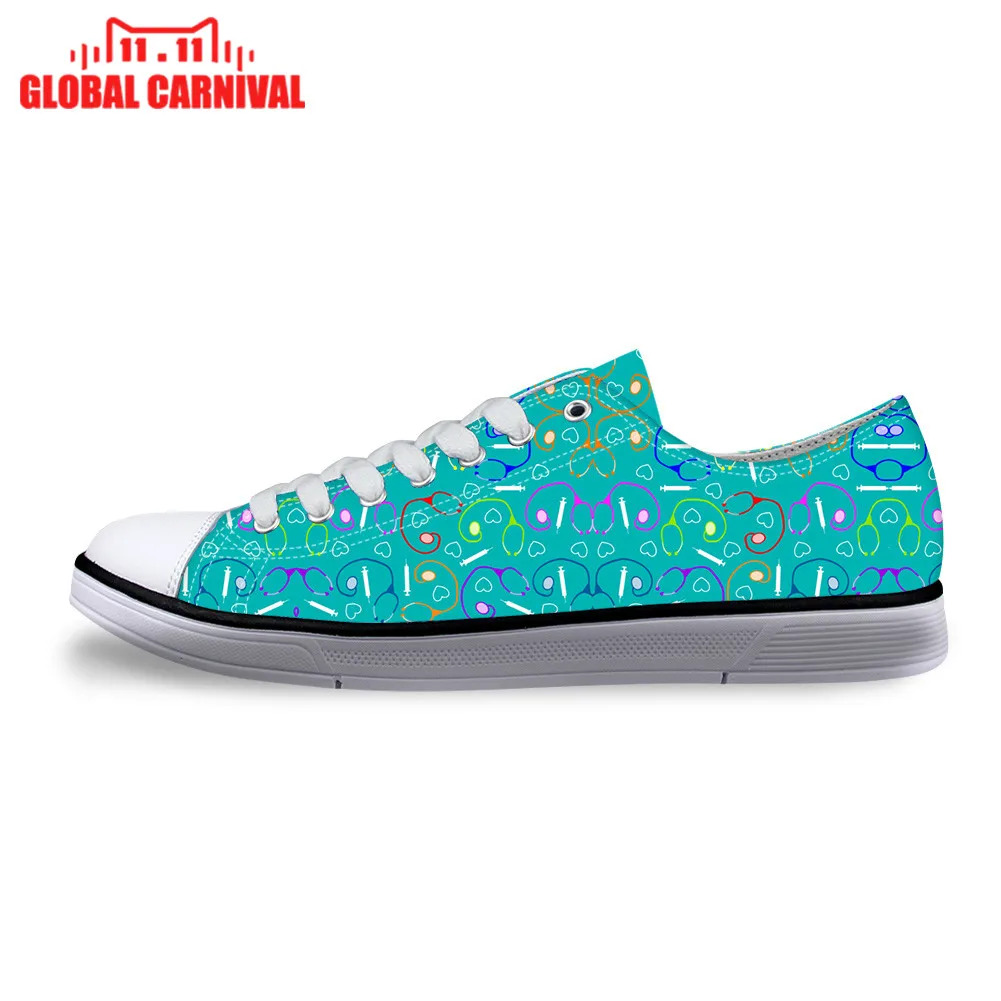 teal canvas shoes