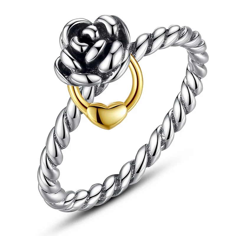 Обручальные кольца для влюбленных из стерлингового серебра Trynmera кольцо с фианитом ромашка кольцо с цветком TR080