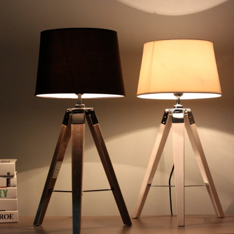 industrial style bedside lamp