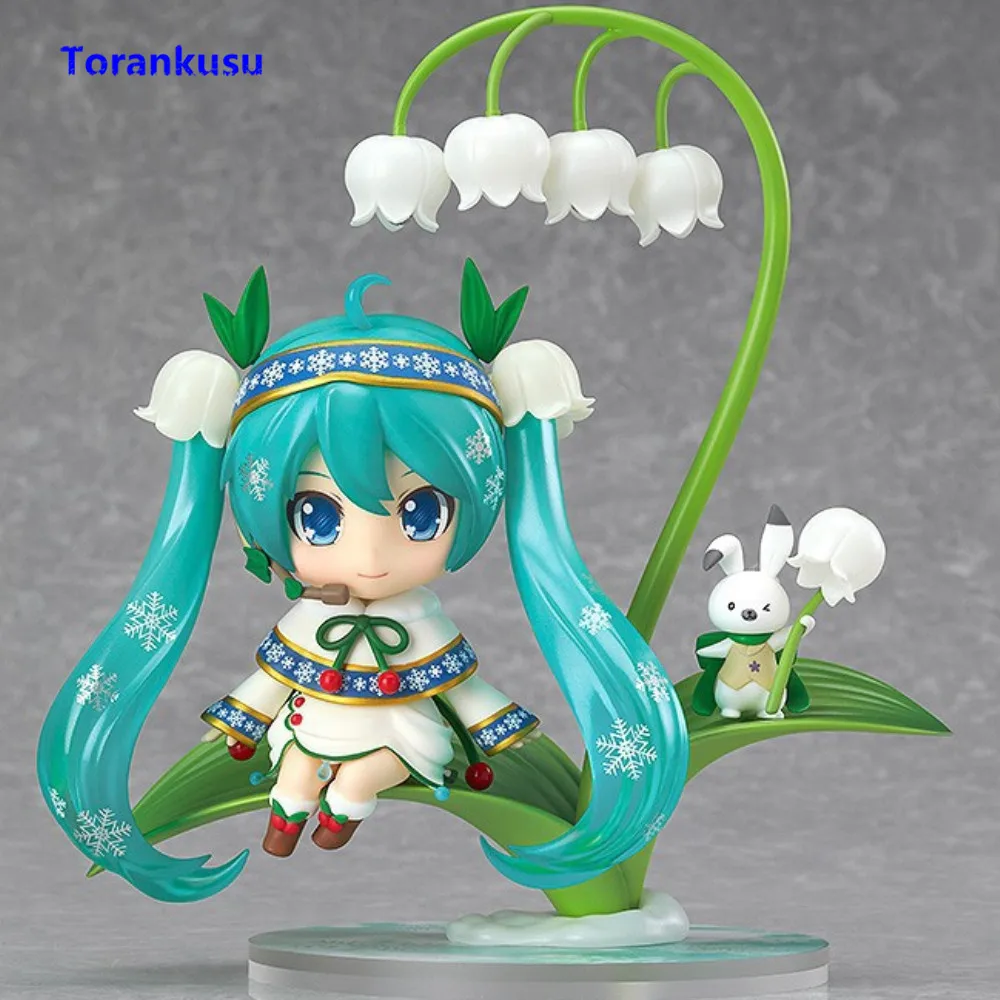 Hatsune Miku 493 Snow Miku Nendoroid Figure Kawaii Figurine PVC Kids