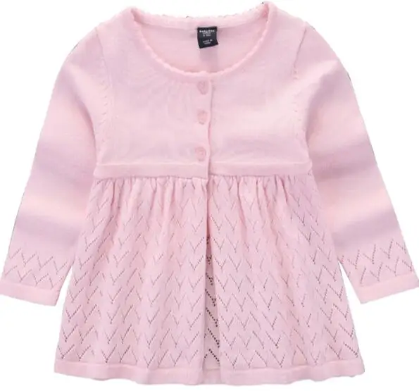 

Spring and autumn Fashion casual pure color Knitted Pullover Sweaters For Kids Cotton Sweater Top Girls Knitted Cardigan