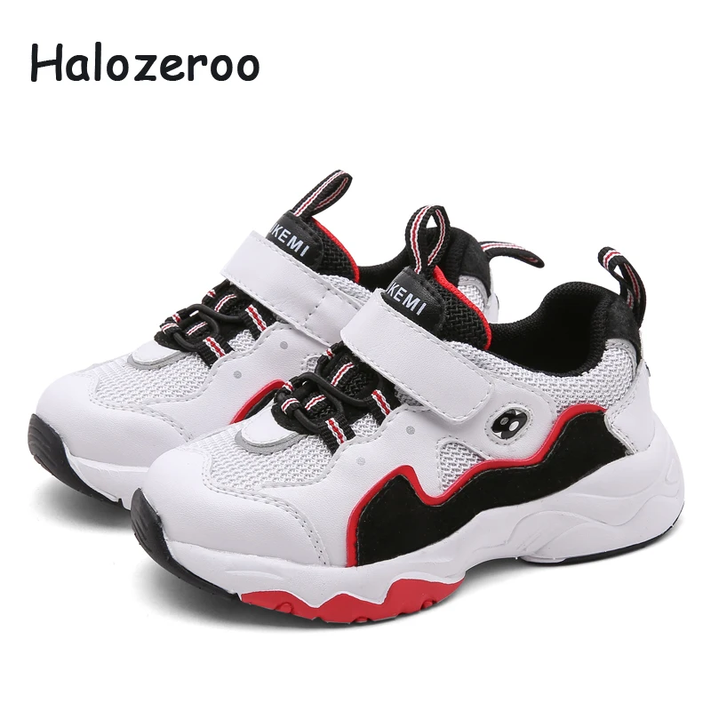 

Spring Toddler Mesh Casual Shoes Children Genuine Leather Sneakers Baby Girls Fashion Sport Sneakers Boys Soft Gray Shoes 2019