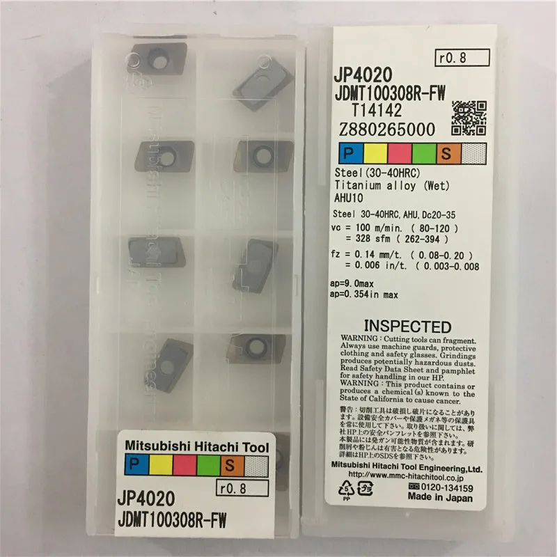 HITACHI JDMT100308R-FW JP4020 JDMT100308 Вольфрам карбидные вставки, токарный инструмент JDMT 100308 токарный станок с ЧПУ Инструменты