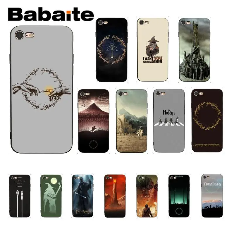 

Babaite The Lord of The Rings The Hobbit DIY Printing Drawing Phone Case for iPhone 8 7 6 6S Plus X XS MAX 5 5S SE XR 10 Cases