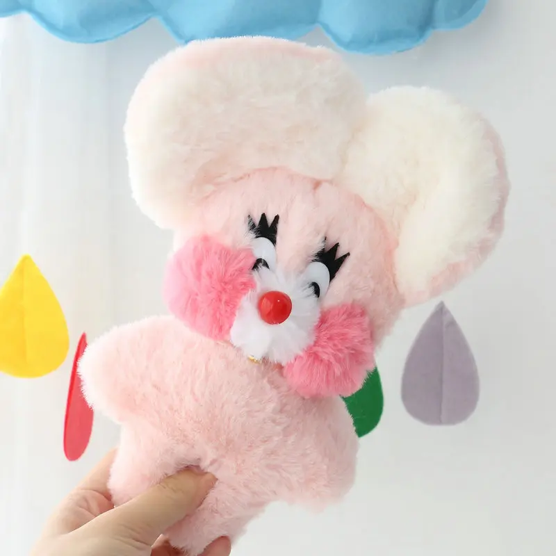 Мягкая Корейская плюшевая кукла Ins Cafe Mimi mouse, плюшевая кукла, плюшевый розовый кролик, Большое Ухо, красная щека, детские игрушки для детей, подарок на день рождения для девочек