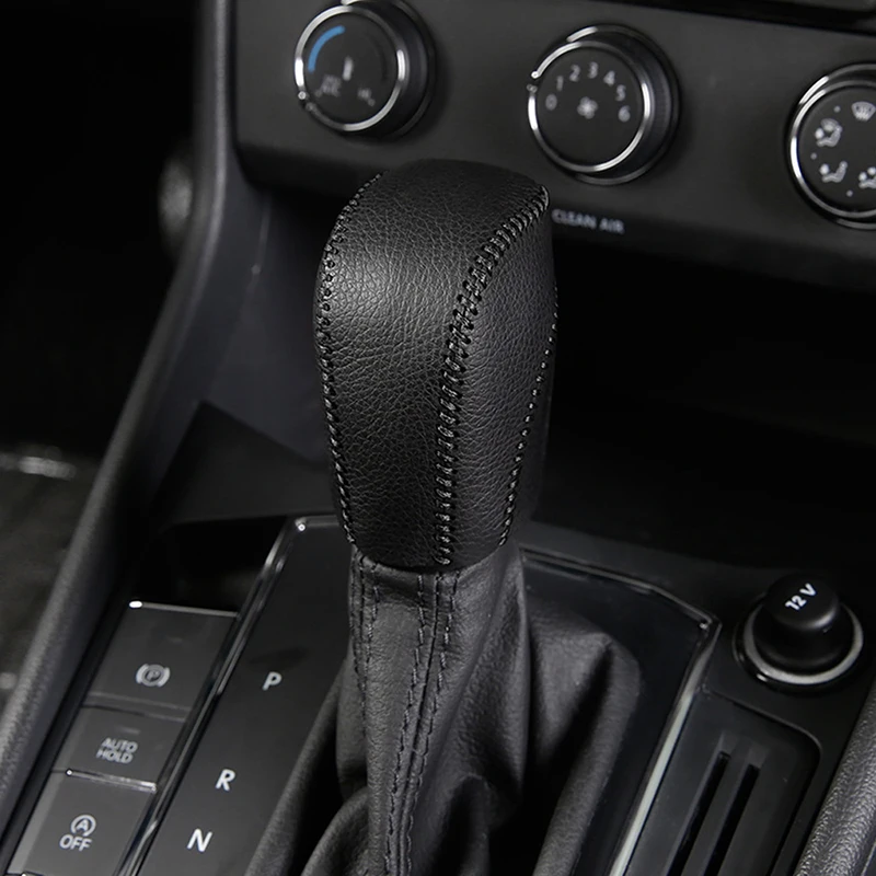 Для Volkswagen Lavida приспособления для стилизации автомобиля сдвиг из натуральной коровьей кожи крышка рамка отделка аксессуары для интерьера