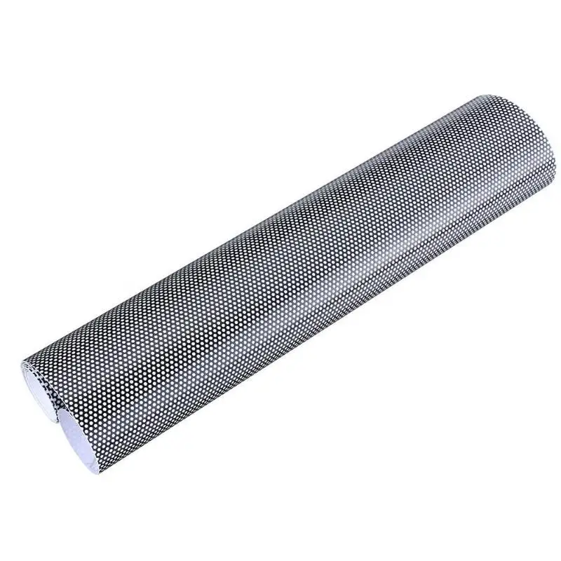 

VODOOL Car Headlight Tint Perforated Film Mesh Like Fly Eye MOT Legal Tinting 106X30cm Automobile Rear Head Lamp Styling Sticker