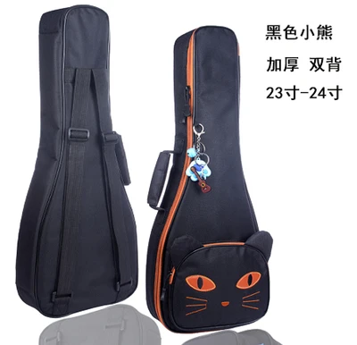 Portable 23 24 concert ukulele bag small guitar backpack waterproof soft gig padded case soft gig cover girl boy kids cute gift