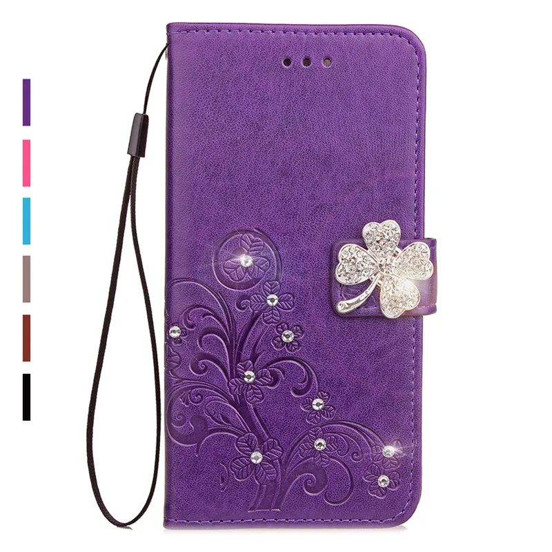 

Bling Diamond Rhinestone PU Leather Case For Huawei Y625 Y 625 Flip Wallet Full Housing Cover For Huawei Y635 Y 635 Fundas