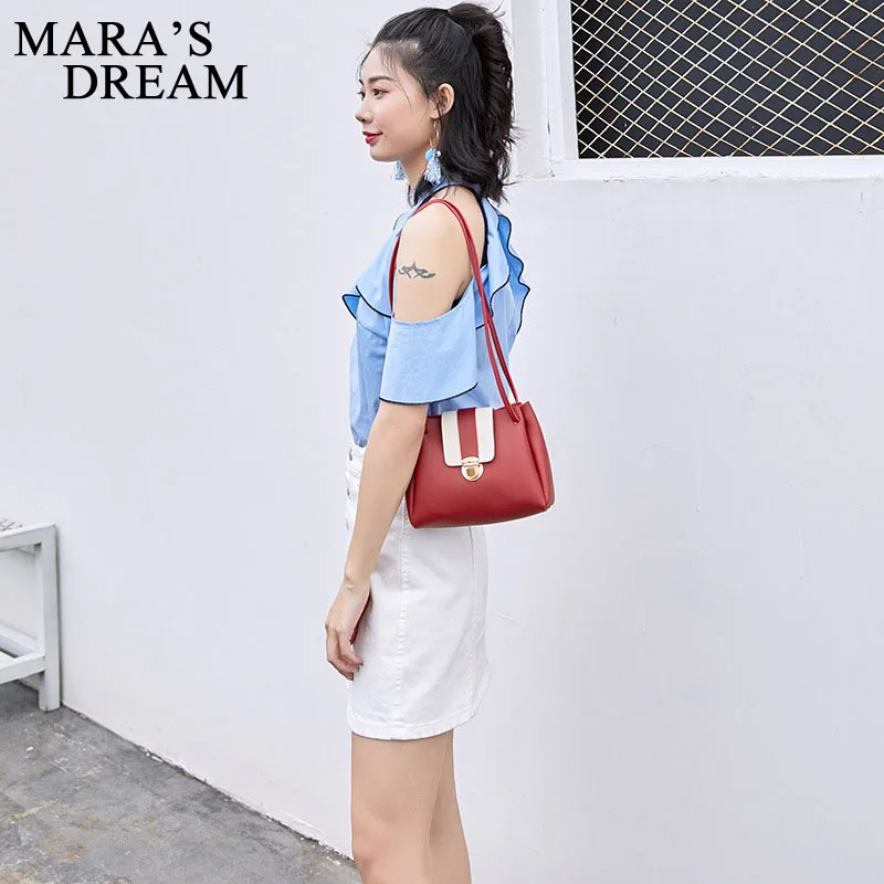 Mara's Dream Crossbody Bags For Women Messenger Bags 2018 PU Leather Bags Handbags Women Famous Brand Small Flap Shoulder Sac