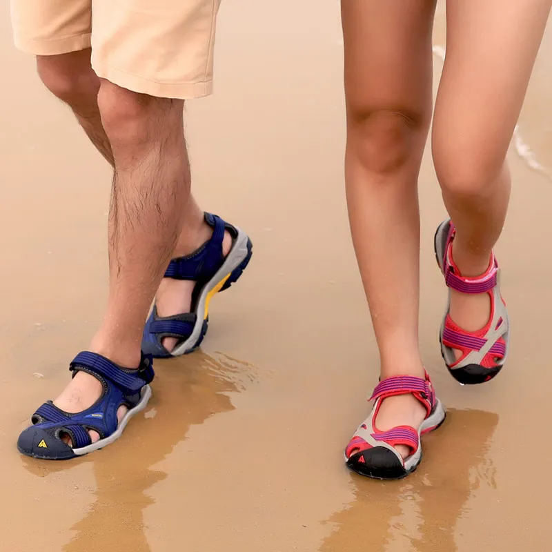 Outdoor Women's Men's Sandals Beach Shoes Anti-collision Summer Aqua Shoes Rubber Air Mesh Wading Quick Drying Sneakers Water Shoes Summer Sandals Aqua Shoes Sandals Slippers Flip Flops