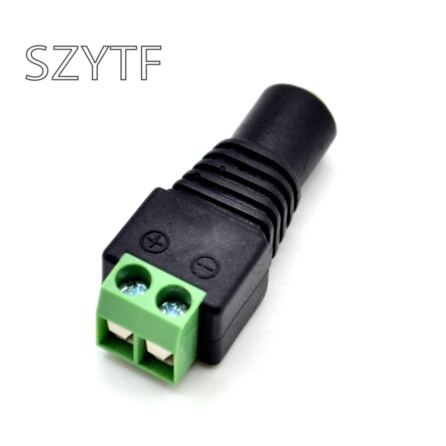 Мужской Женский 2 1x5 5 мм DC разъем питания Jack адаптер провода Разъем для CCTV|connector
