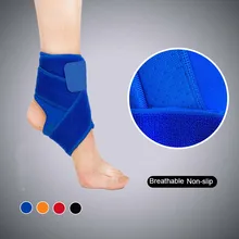 2 шт лодыжки Поддержка спортивной безопасности регулируемая лямка на лодыжку повязка на ногу протектор неопрена предотвращает Sprain Фитнес Спорт Защита