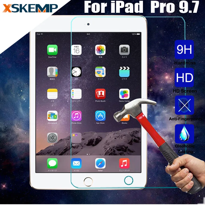 Explosion Proof Toughened Screen Protector For IPad Pro 9.7 9H Hardness