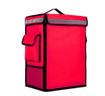 mochila entrega de pizza comida rápida incubadora