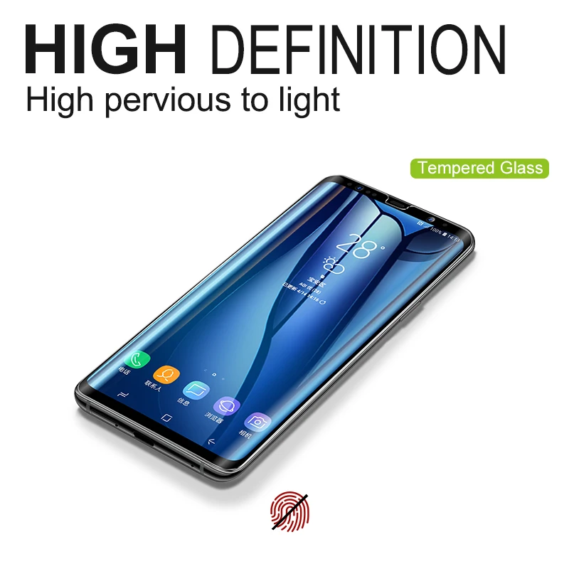 UV Liquid Note 10 полное клеевое закаленное стекло для samsung Galaxy S8 S9 S10 5G Note 8 9 10 Plus Защитная пленка для экрана полное покрытие