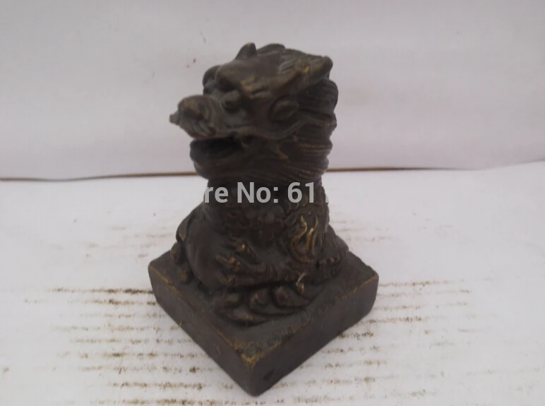 

Antique Imitation FengShui decoration Copper Dragon sculpture,Animal Figurine Metal crafts