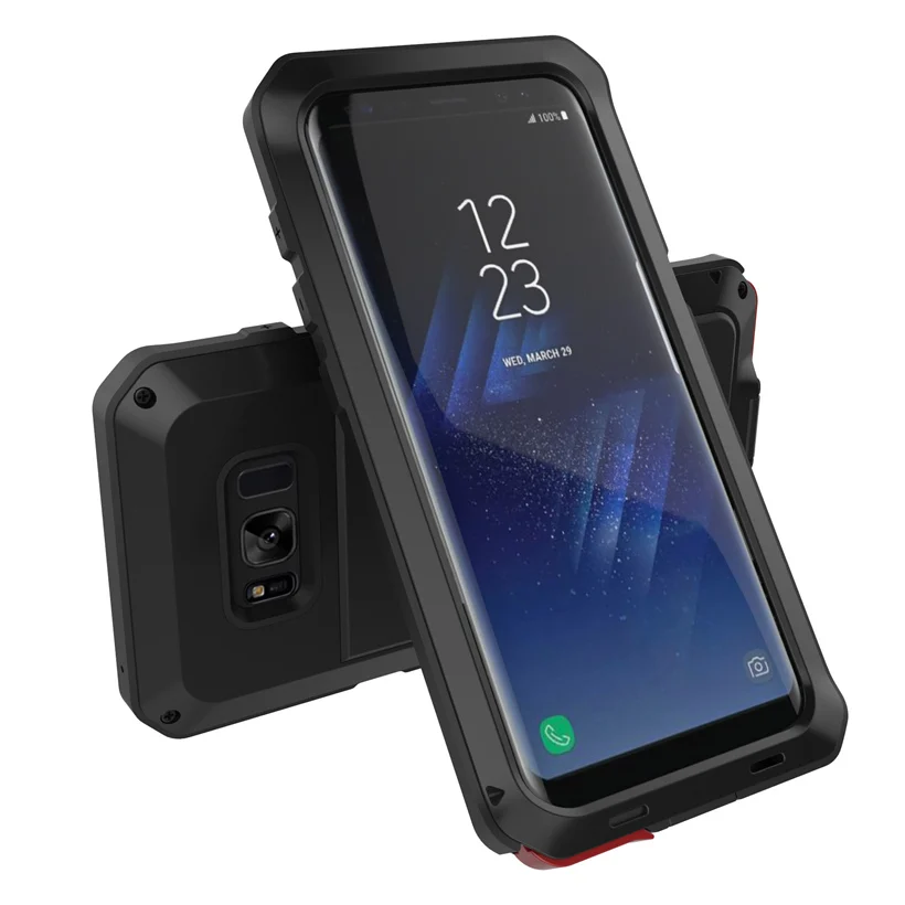OLAF Heavy Duty Protection Case for Samsung Galaxy S8 S9 S9 Plus S6 S7 Note 8 4 5 S6 Edge S4 S5 Shockproof Doom Armor Metal Case