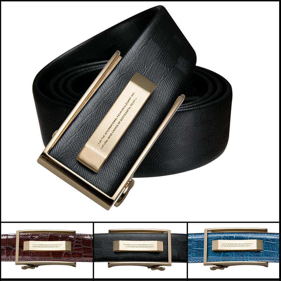 Designer Belts Men Belt Fashion Genuine Leather Automatic Buckle