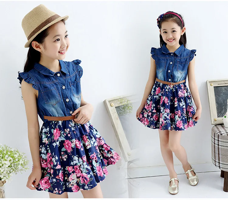 

Sleeveess girls fall dresses,long party dresses for baby girls