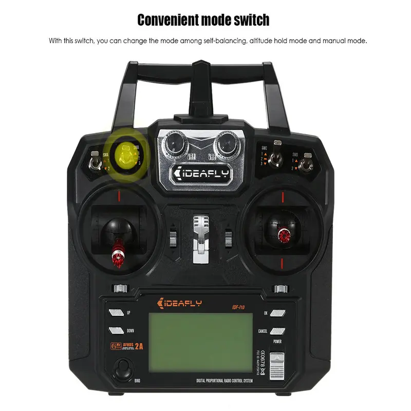 Ideafly Кузнечик F210 Радиоуправляемый квадрокоптер 2.4 ГГц 5.8 Г FPV системы 10ch 230 км/ч