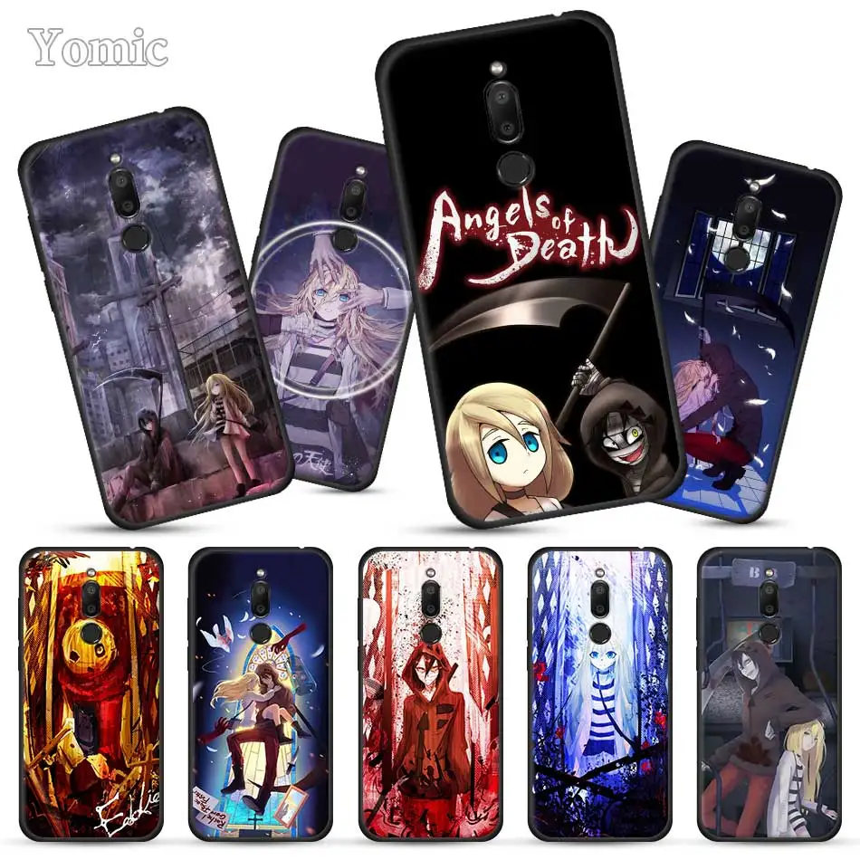 

Angels of Death Black Case for Meizu M6T 16Xs 16S 16th 16X 16 Full Protective Back Cases Silicone Phone Case Cover